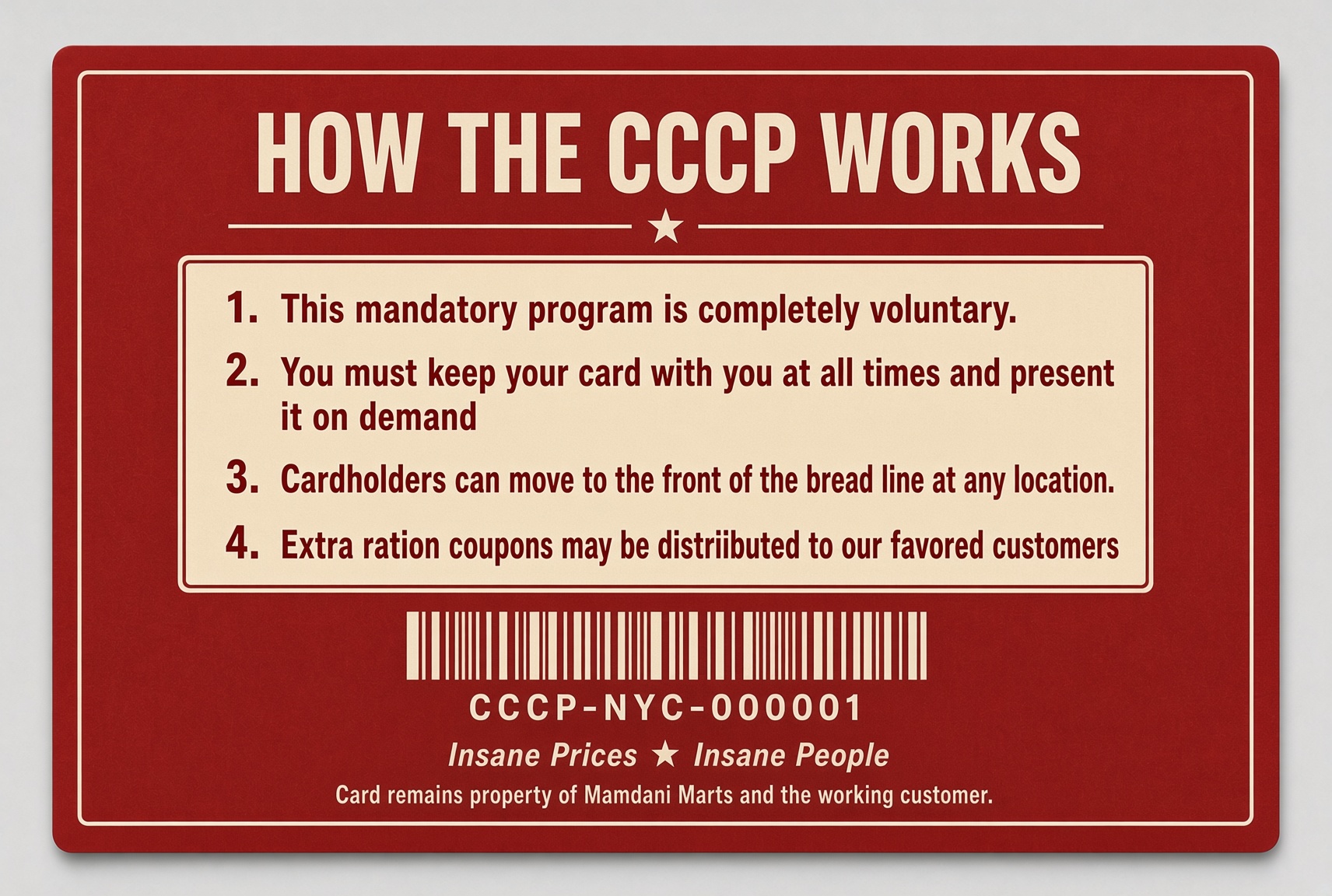 CCCP card back