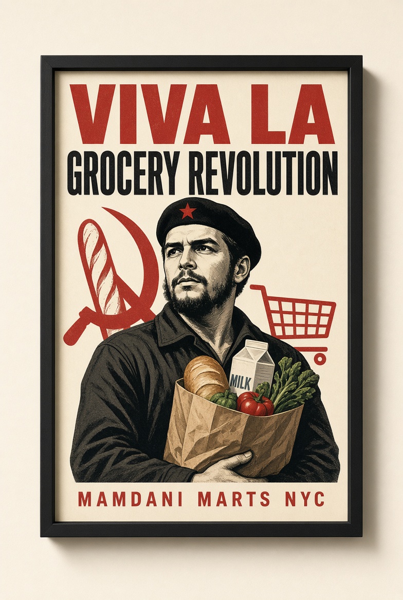 Viva la Grocery Revolution poster